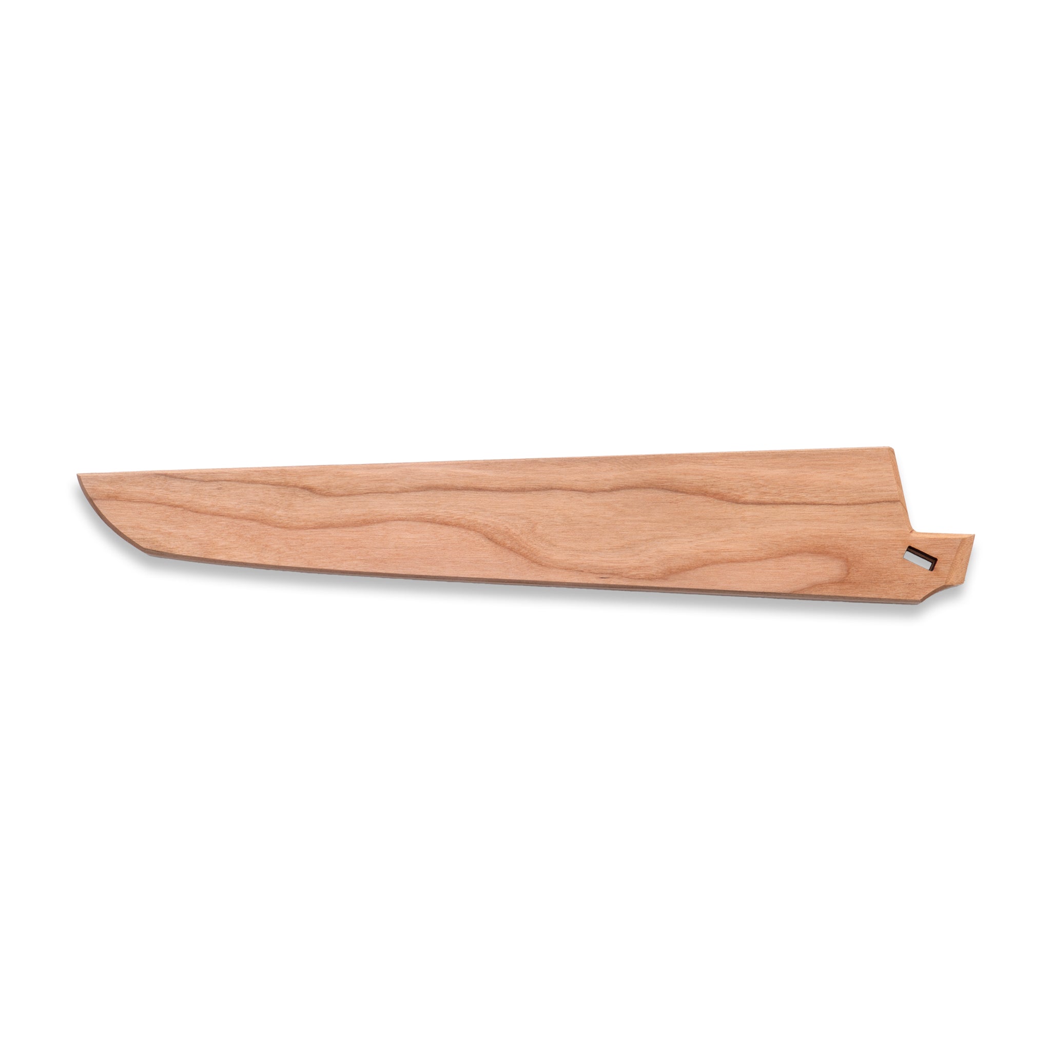 Walnut wooden saya knife sheath for Town Cutler Culinary 2.0 bread knives.