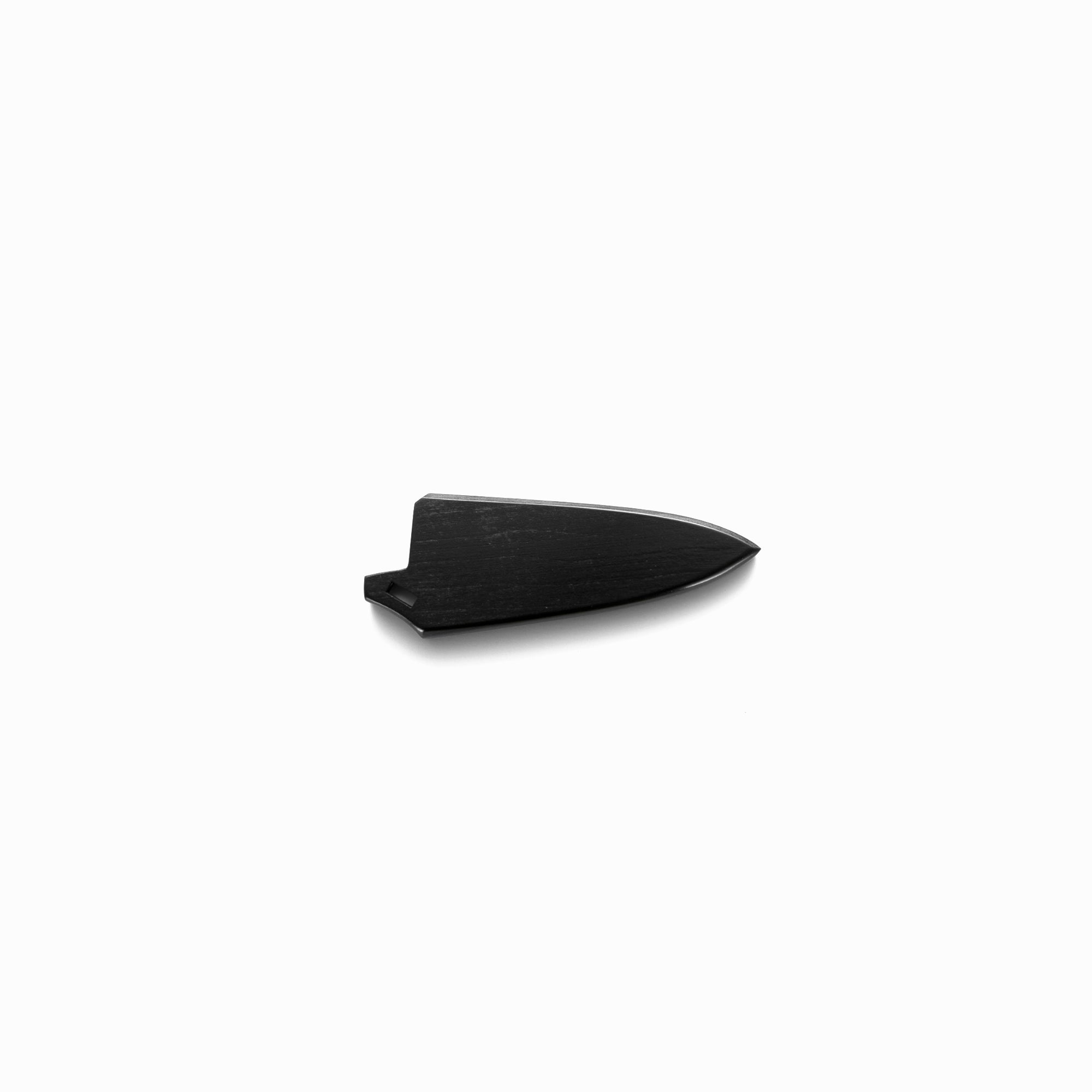 Black wood saya knife sheath for Town Cutler Desert Dawn and Olneya 3" paring knife.