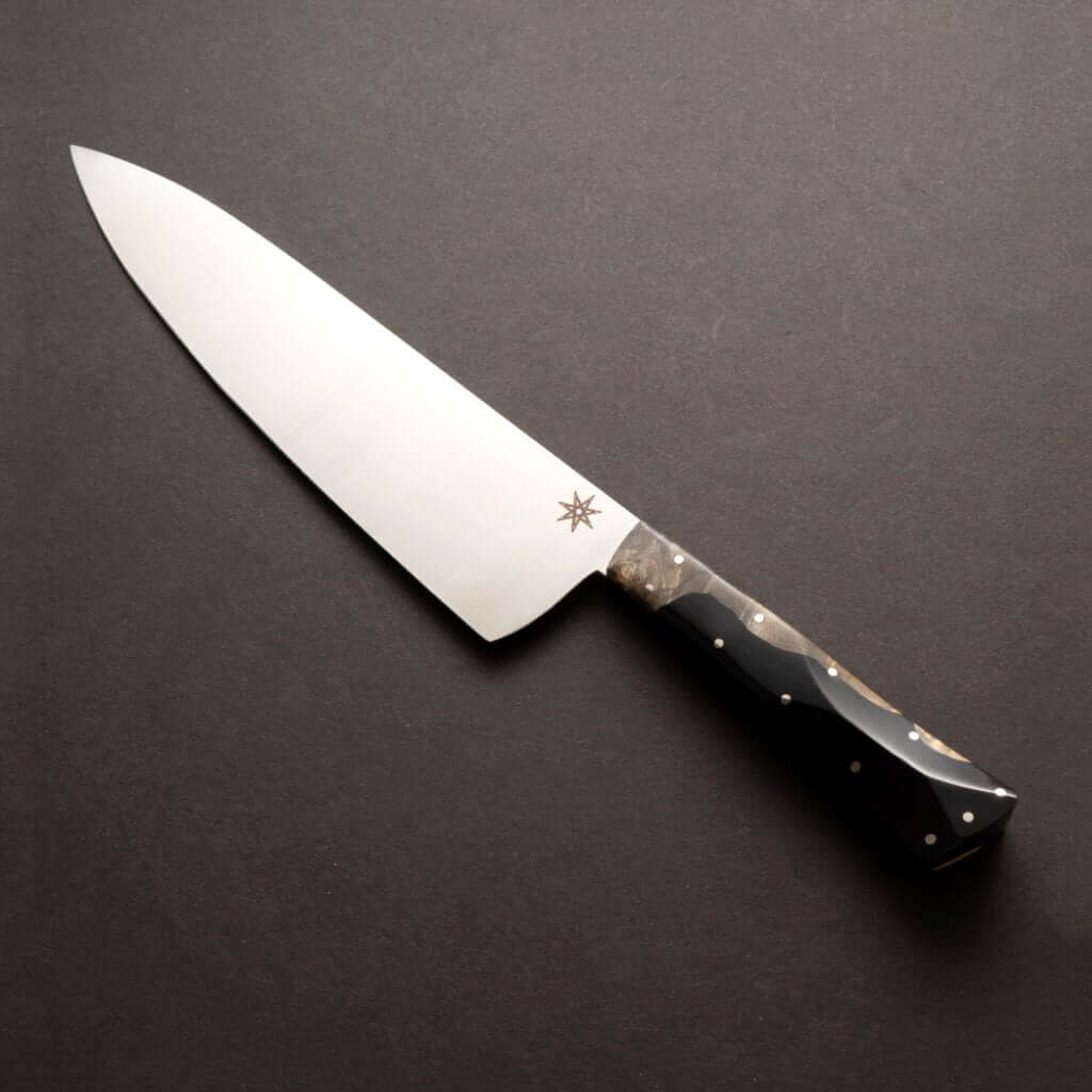 Town Cutler Desert Dawn Knife Collection featuring Buckeye Burlwood and resin handle.
