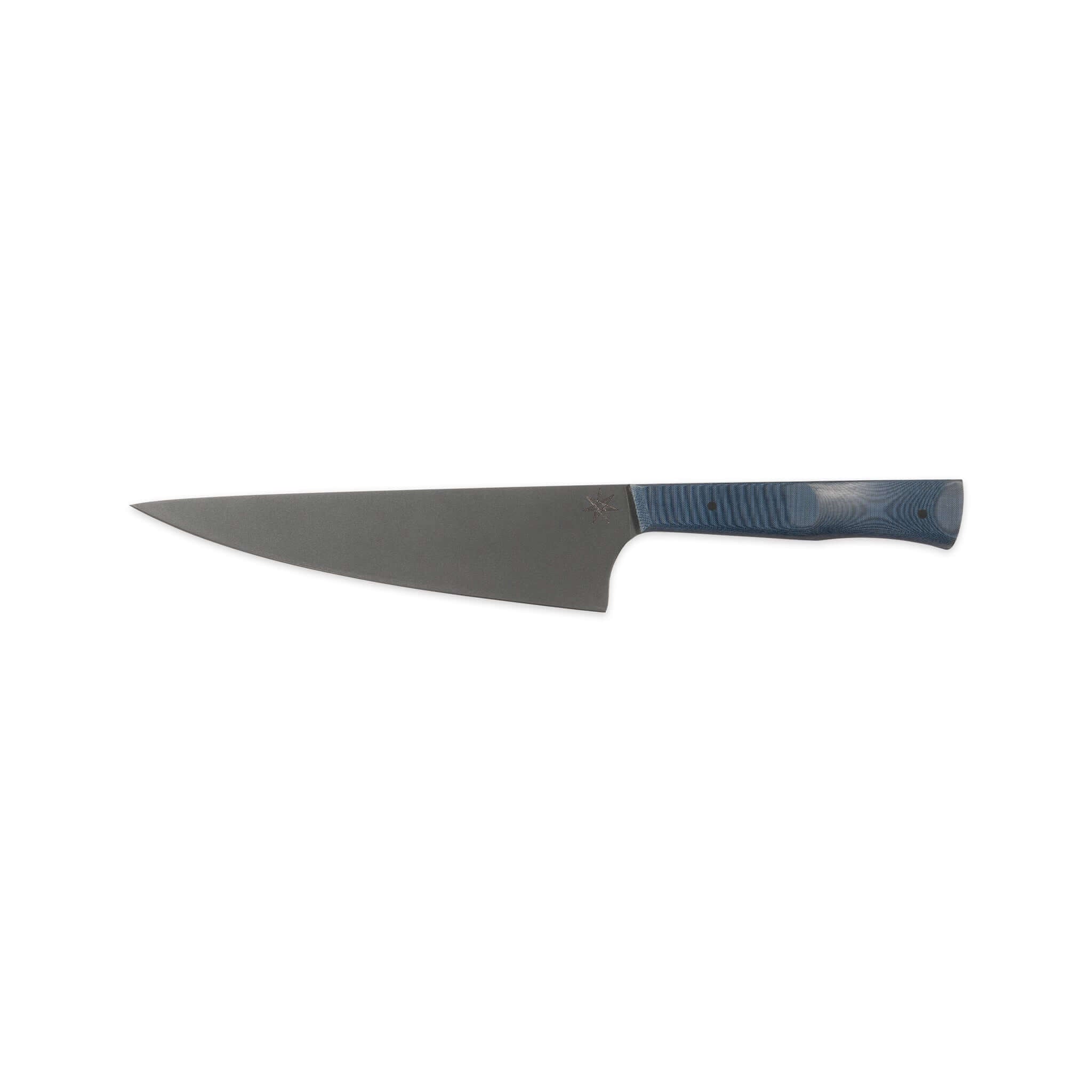 eXo Blue knife collection with cerakote stainless steel blades and blue handles
