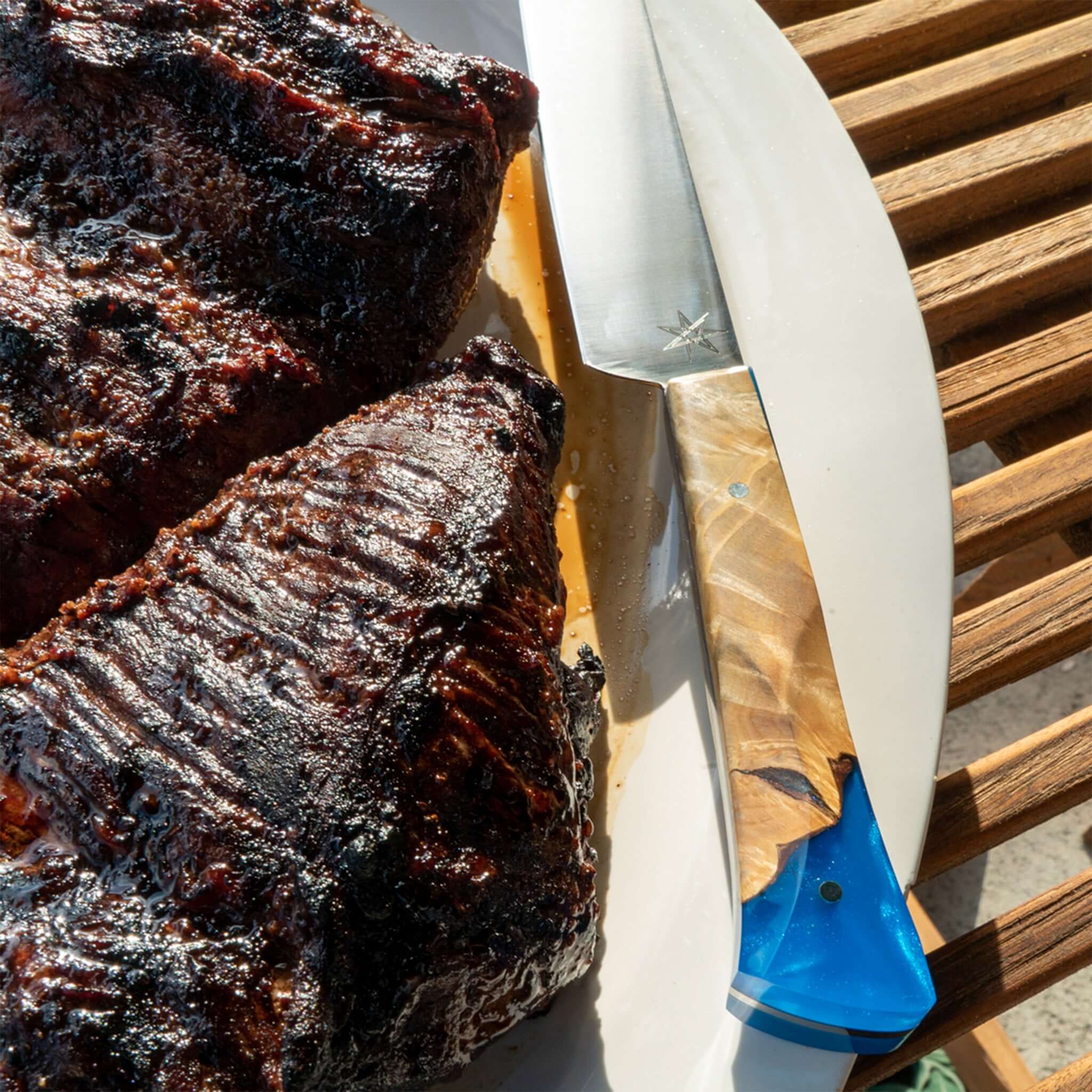 Town Cutler handcrafted slicer and carving kitchen knives.